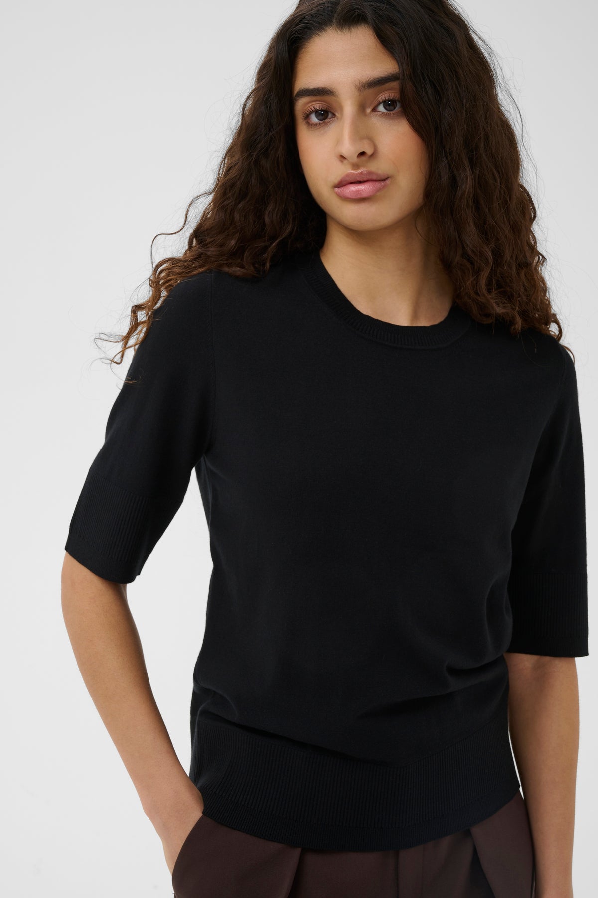 MikoiIW Core Knit T-Shirt by InWear