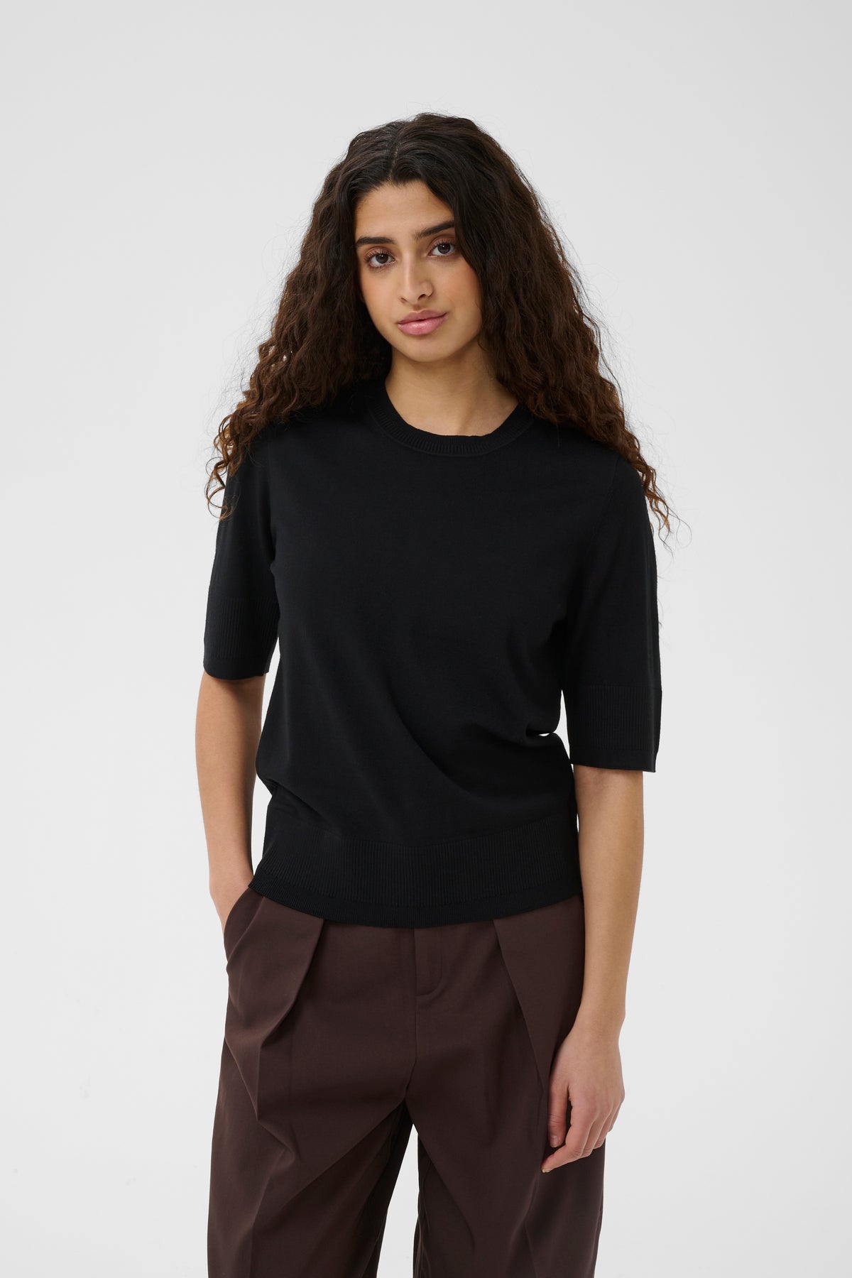MikoiIW Core Knit T-Shirt by InWear