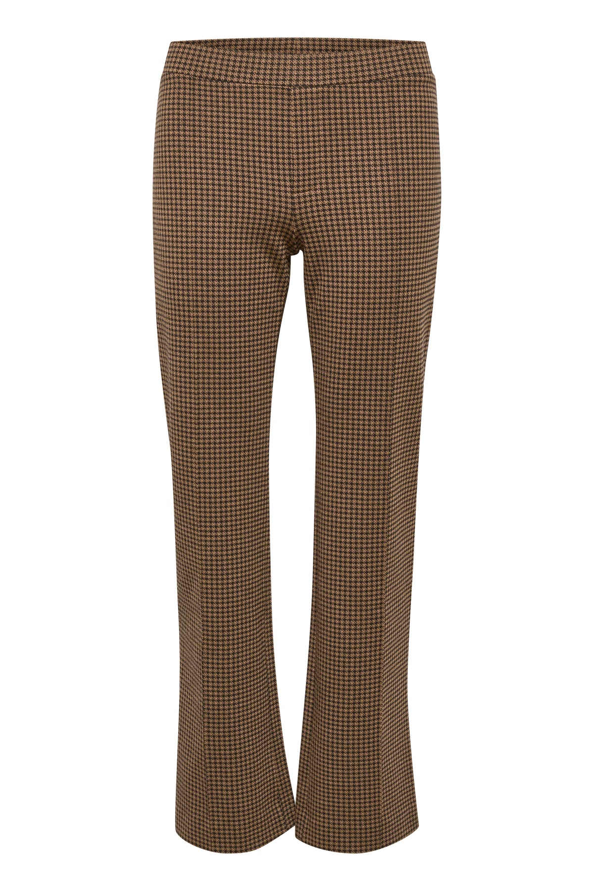 PontasPW Brown Check Stretch Pants by Part Two