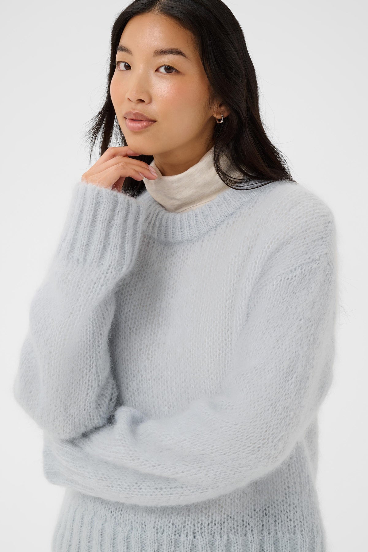 SillePW Mohair Blend Pullover by Part Two Knits & Sweaters PART TWO