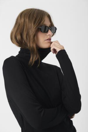 Hanadi Roll Neck by Soaked in Luxury Apparel Soaked In Luxury Black
