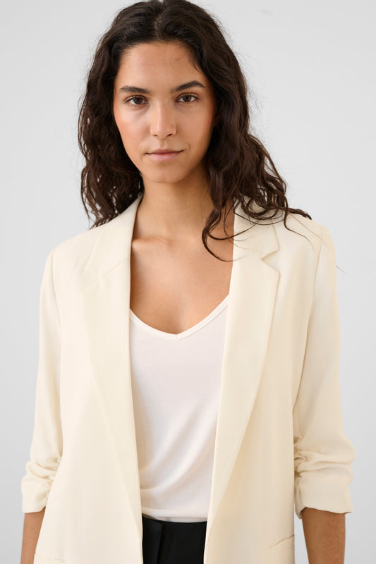 Shirley Blazer by Soaked in Luxury Blazer Soaked In Luxury Whisper White