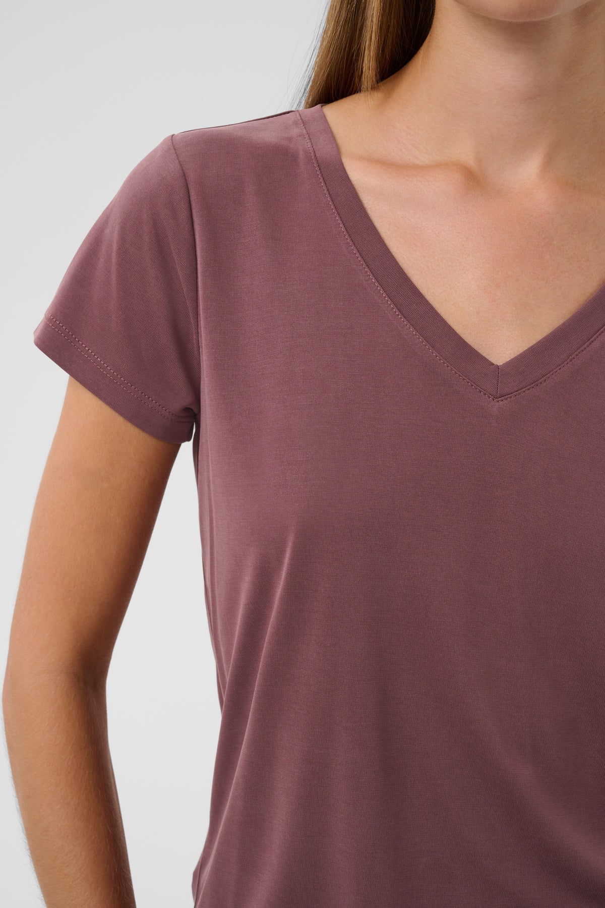 Columbine V-neck T-Shirt by Soaked in Luxury Tops Soaked In Luxury