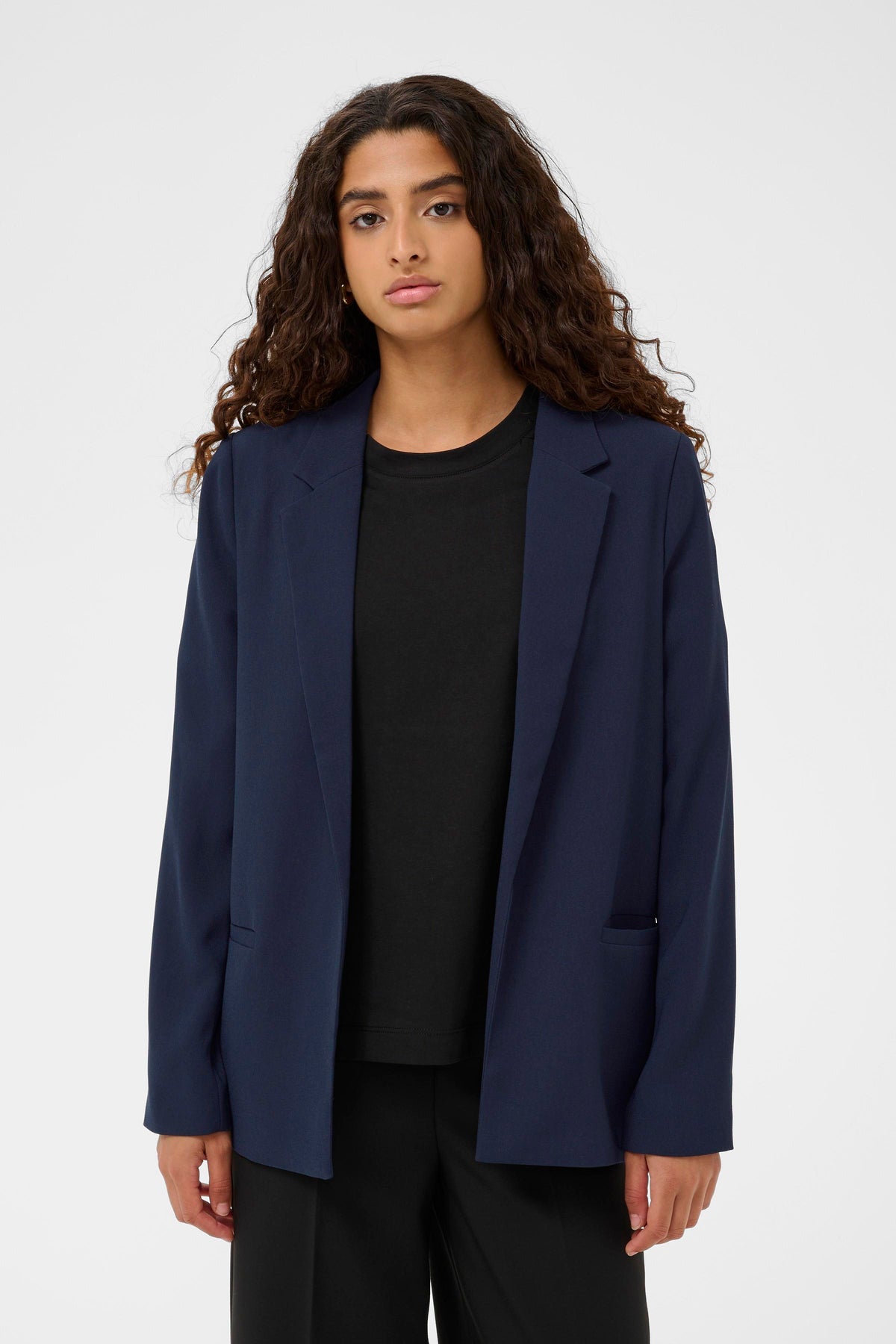Shirley Blazer in Long Sleeve by Soaked in Luxury Suiting SOAKED IN LUXURY