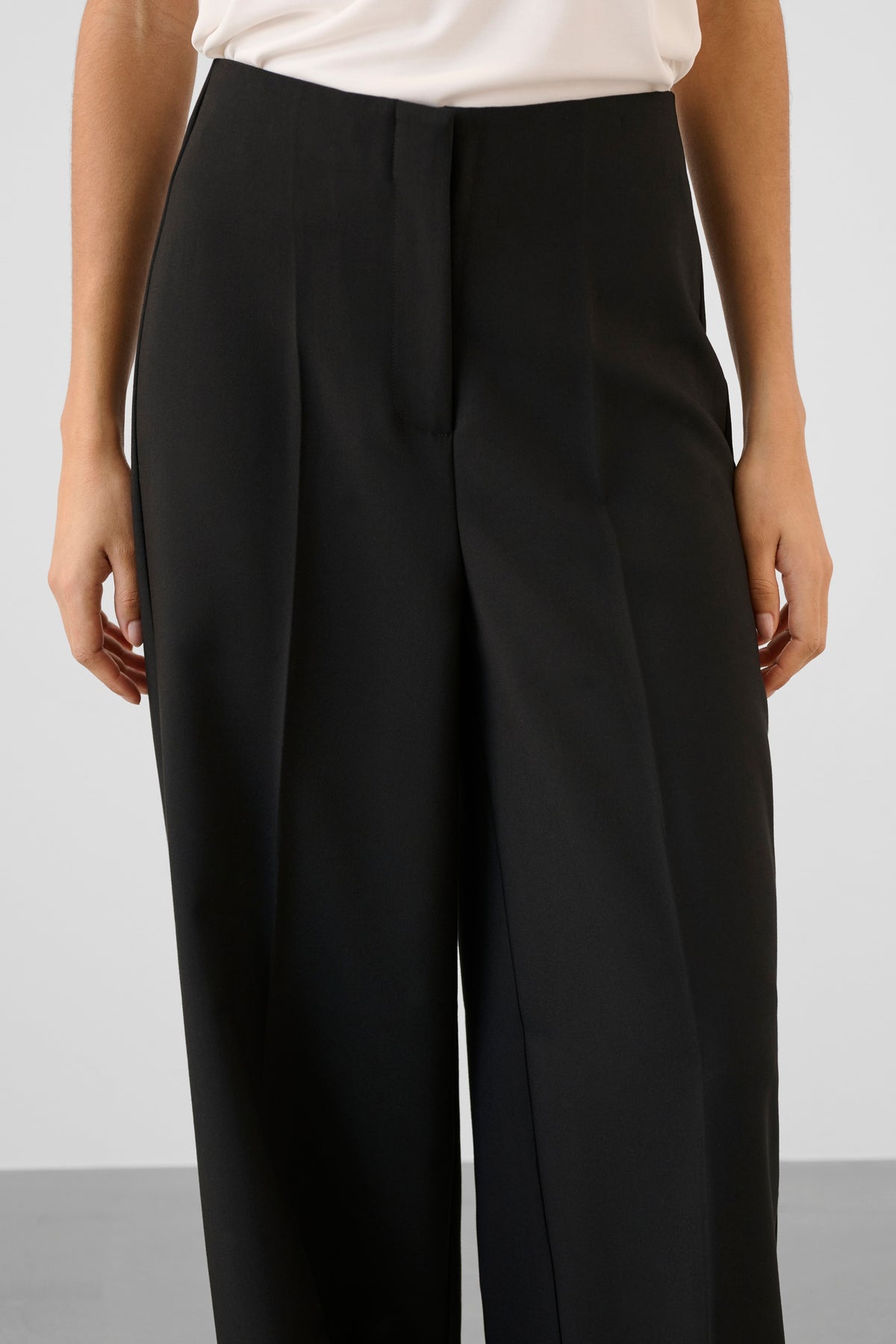 Corinne Wide Leg Long Pants by Soaked in Luxury Suiting SOAKED IN LUXURY
