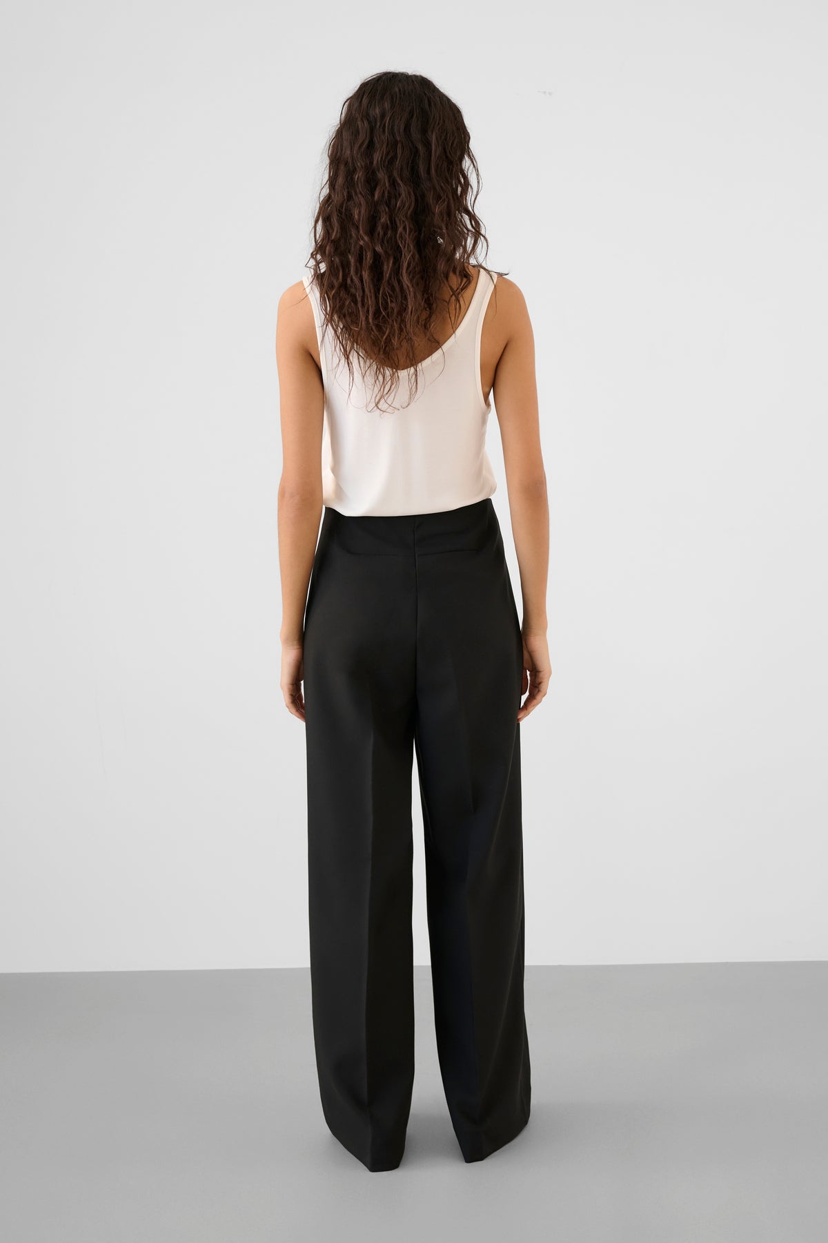 Corinne Wide Leg Long Pants by Soaked in Luxury Suiting SOAKED IN LUXURY