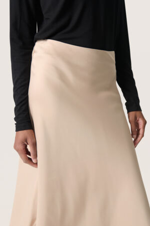 Soaked in Luxury Anna Skirt Bias-Cut Apparel Soaked In Luxury Doeskin