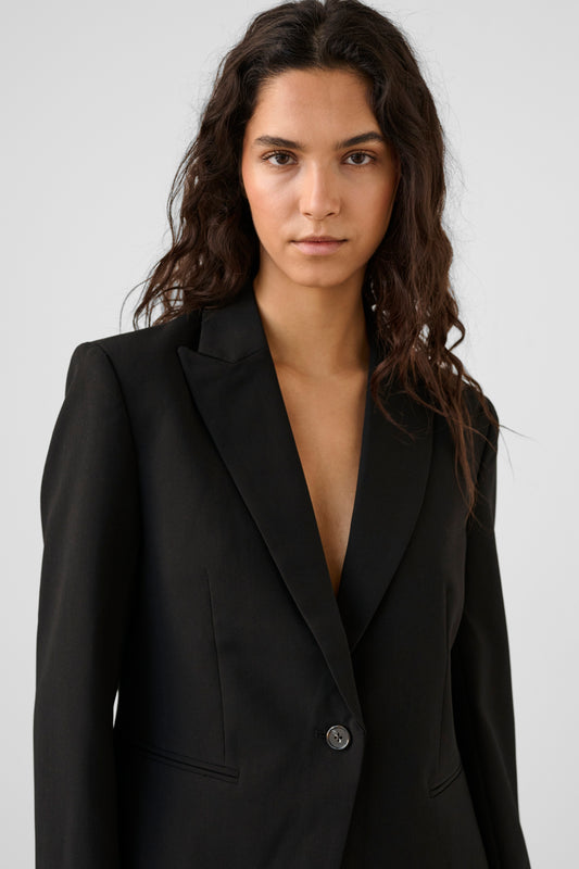 Corinne Blazer by Soaked in Luxury Suiting Soaked In Luxury Black XS