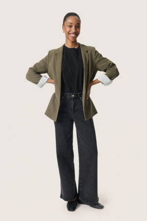 Shirley Blazer Fold Up by Soaked in Luxury Apparel Soaked In Luxury