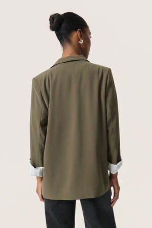 Shirley Blazer Fold Up by Soaked in Luxury Apparel Soaked In Luxury