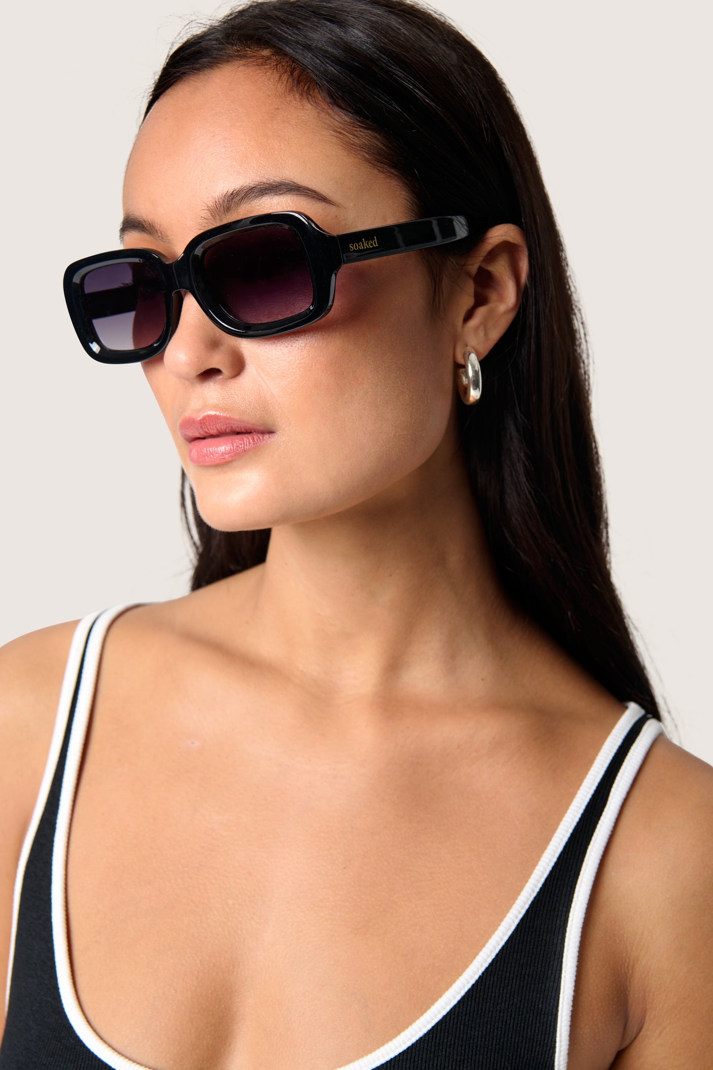Black Sunglasses by Soaked in Luxury