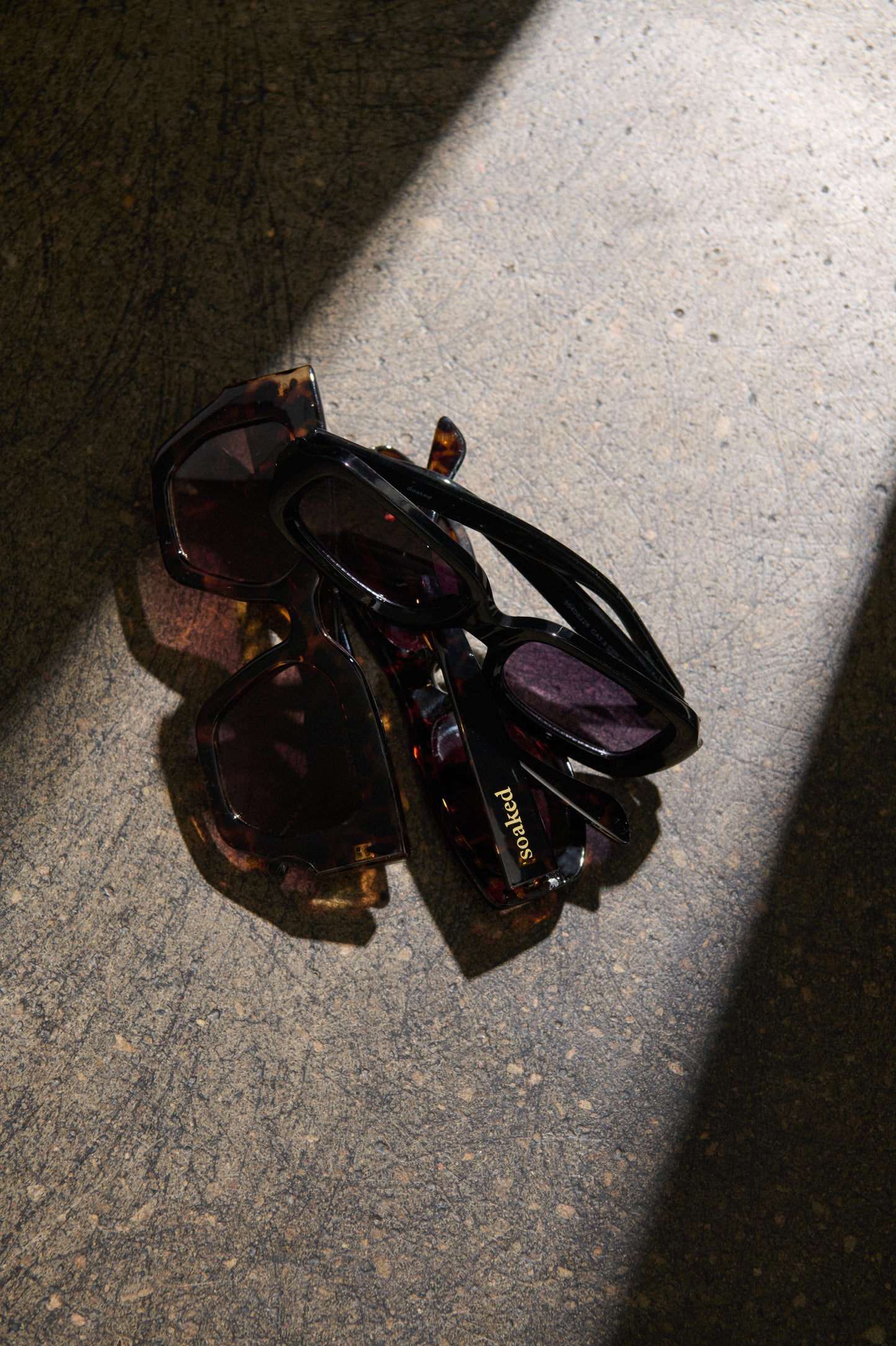 Black Sunglasses by Soaked in Luxury