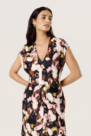 Cinna Liva Printed Dress by Soaked in Luxury Apparel Soaked In Luxury