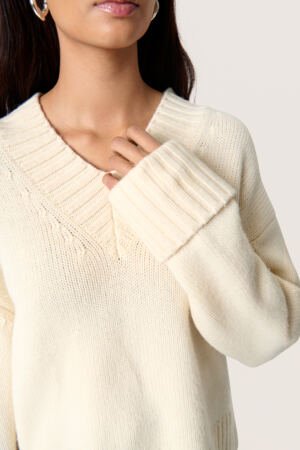 Moline Sweater by Soaked in Luxury Apparel Soaked In Luxury Cream