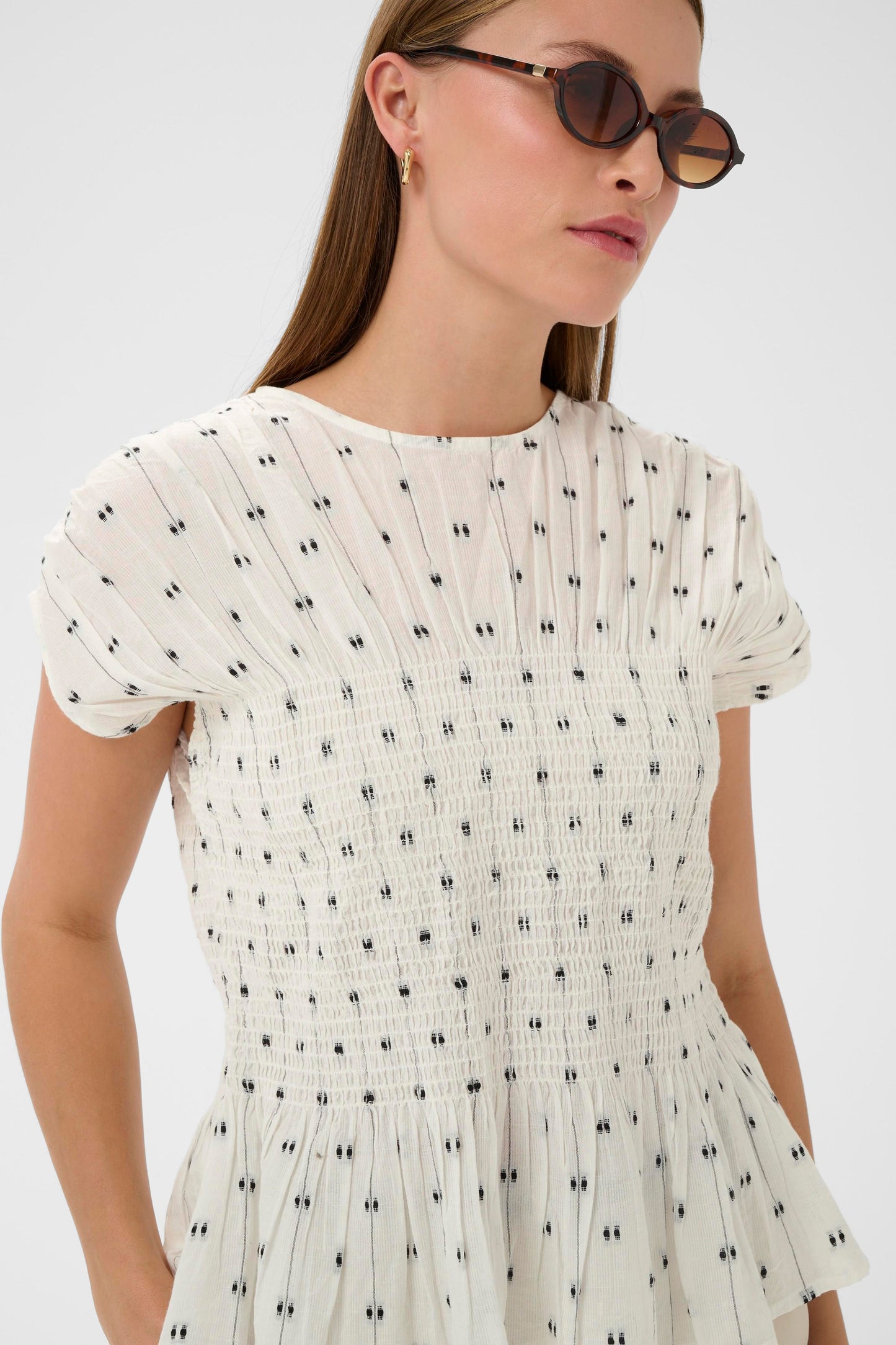 Amelie Blouse by Soaked in Luxury Blouse Soaked In Luxury White