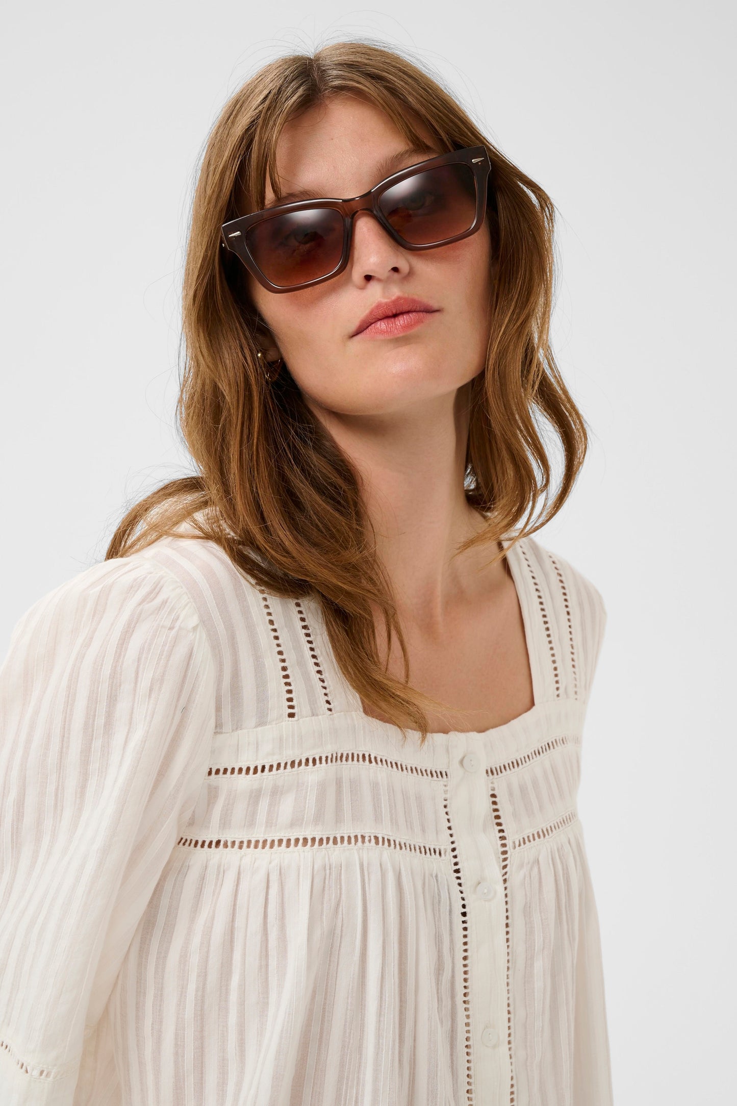 Bianca Blouse by Soaked in Luxury bouse Soaked In Luxury Cream