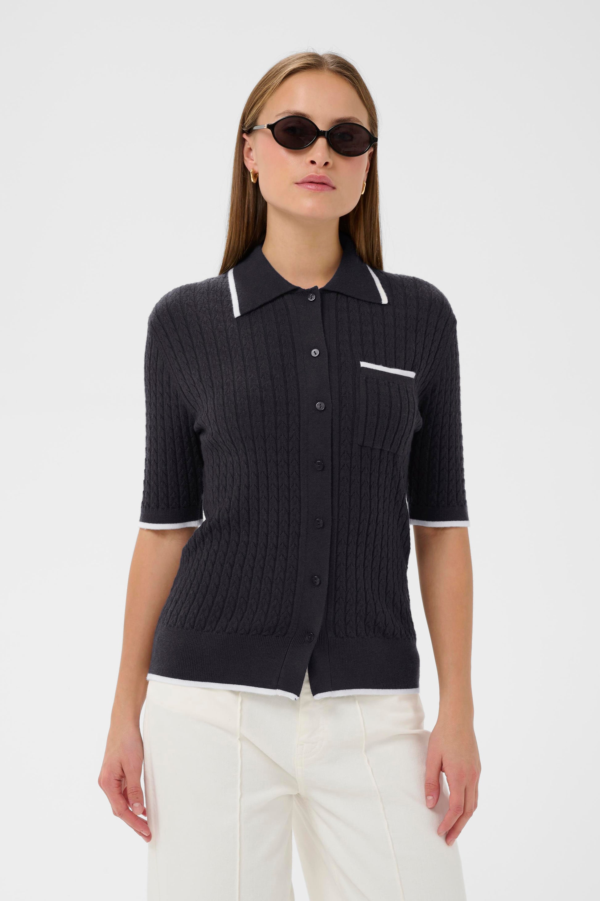 Spina Pullover by Soaked in Lucury Knit Tops Soaked In Luxury