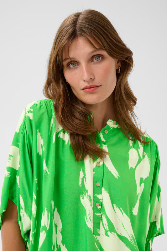 Arjana Blouse by Soaked in Luxury Blouse Soaked In Luxury Green