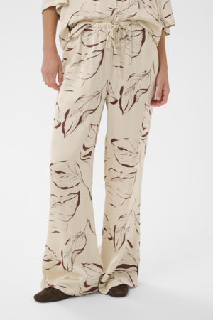 Clero Flare Printed Pants by Soaked in Luxury Unstructured Pant Soaked In Luxury