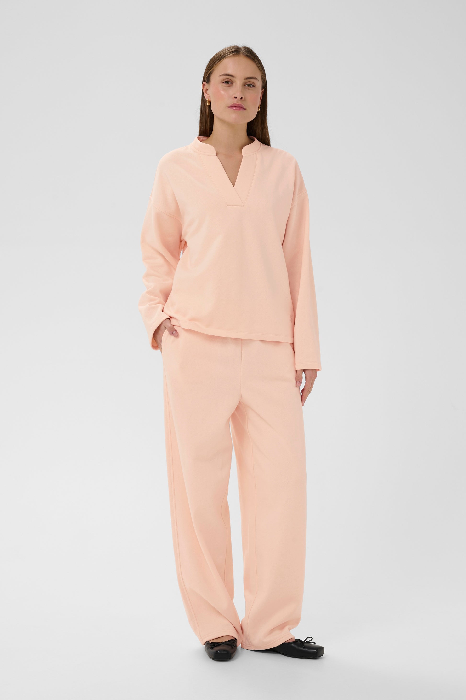 Rolanda V-Neck Sweatshirt by Soaked in Luxury sweatshirt Soaked In Luxury