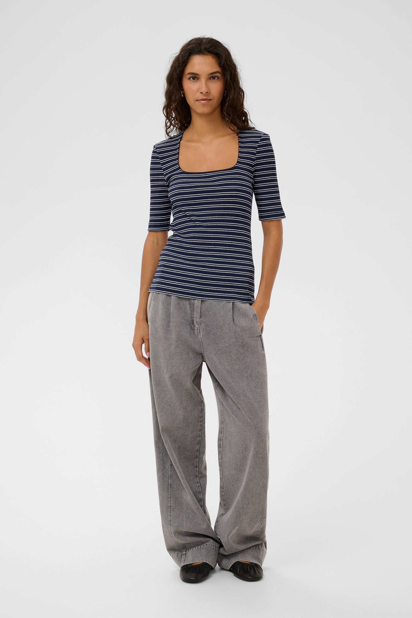 Simone Striped T-Shirt by Soaked in Luxury Tee Shirt Soaked In Luxury