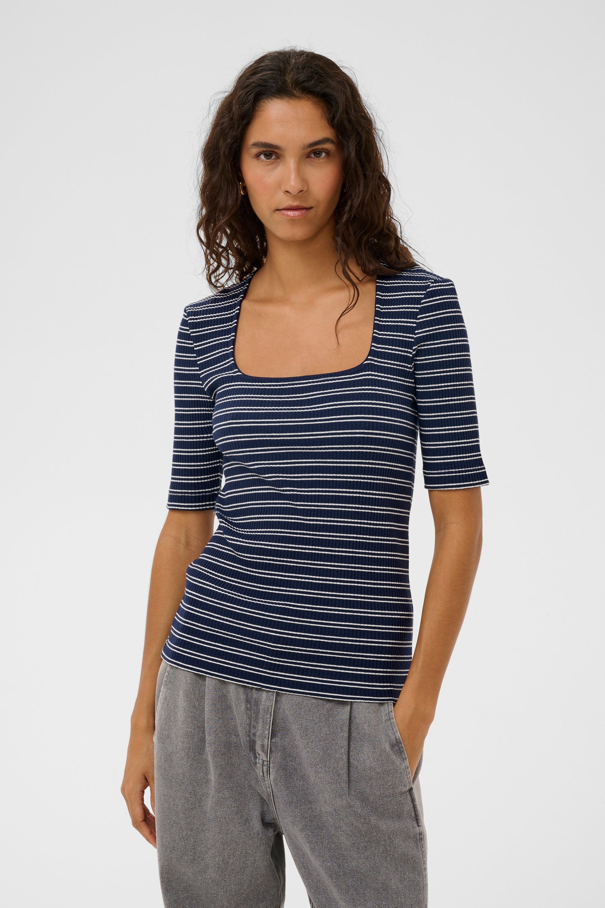 Simone Striped T-Shirt by Soaked in Luxury Tee Shirt Soaked In Luxury