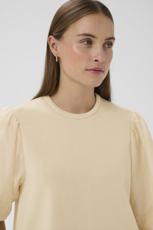 Marigold Puff T-Shirt by Soaked In Luxury Tee Shirt Soaked In Luxury White Pepper