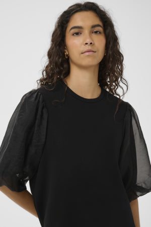 Marigold Puff T-Shirt by Soaked In Luxury Tee Shirt Soaked In Luxury Black