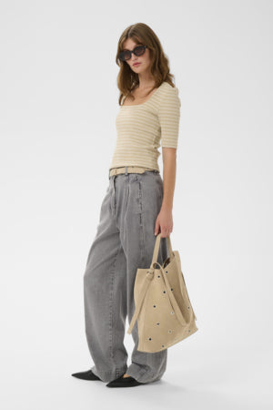 SLCalilje Eyelets Suede Bag Bags Soaked In Luxury