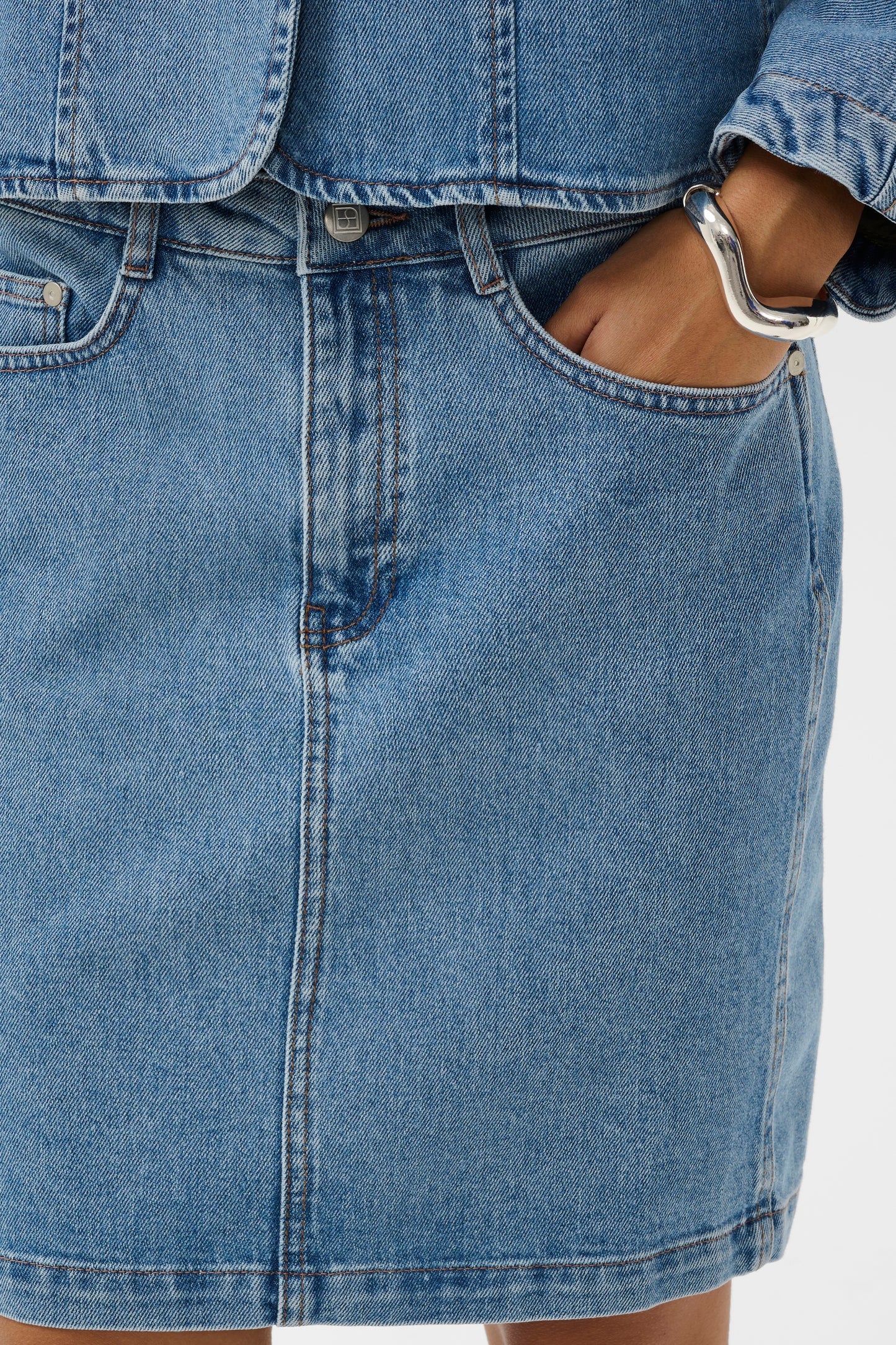SLAdabella Denim Skirt by Soaked in Luxury