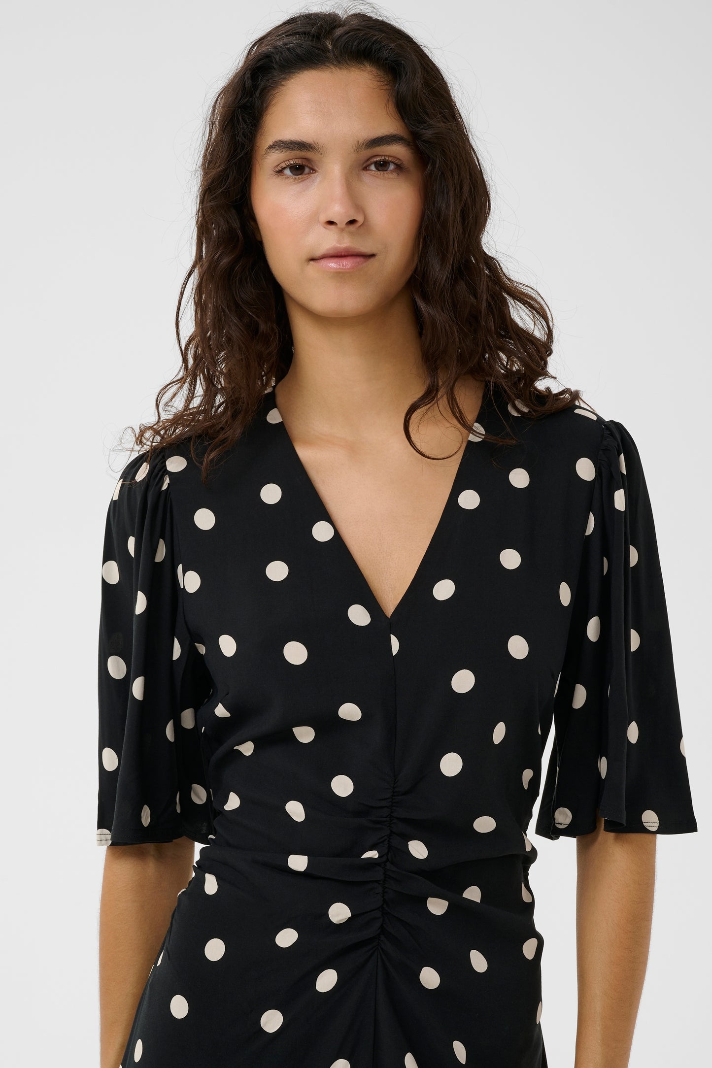 SLArjana Ruching Dress by Soaked in Luxury Dress Soaked In Luxury Black