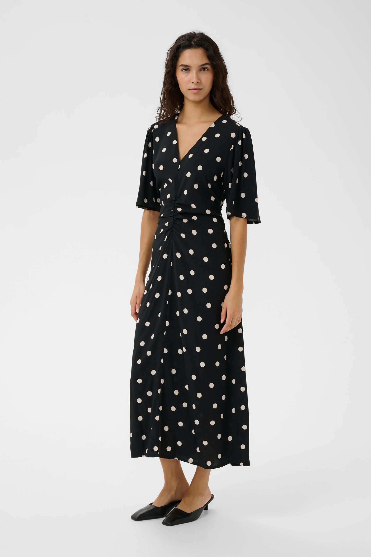 SLArjana Ruching Dress by Soaked in Luxury Dress Soaked In Luxury