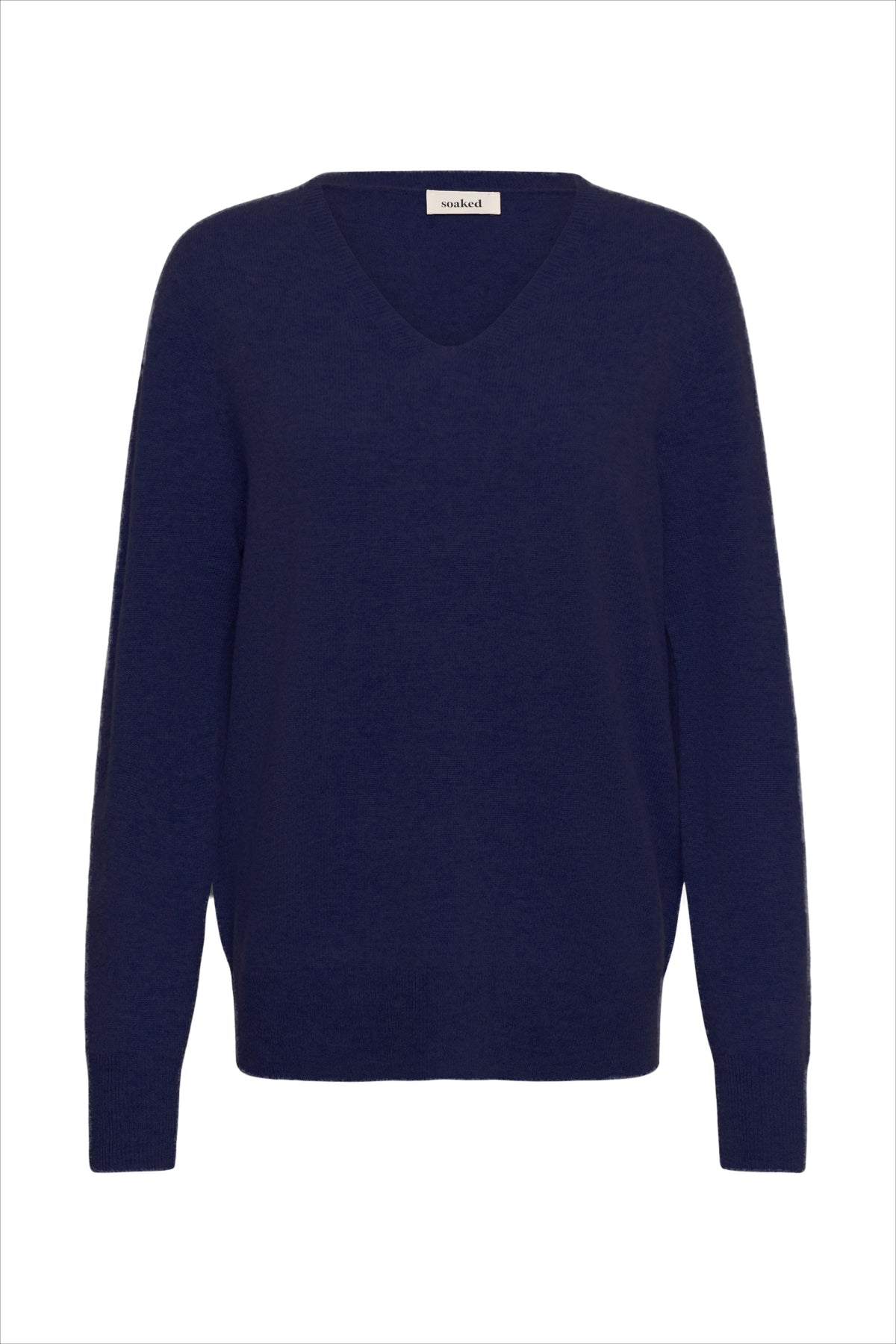 Sida Seamless Wool V-Neck Sweater by Soaked in Luxury