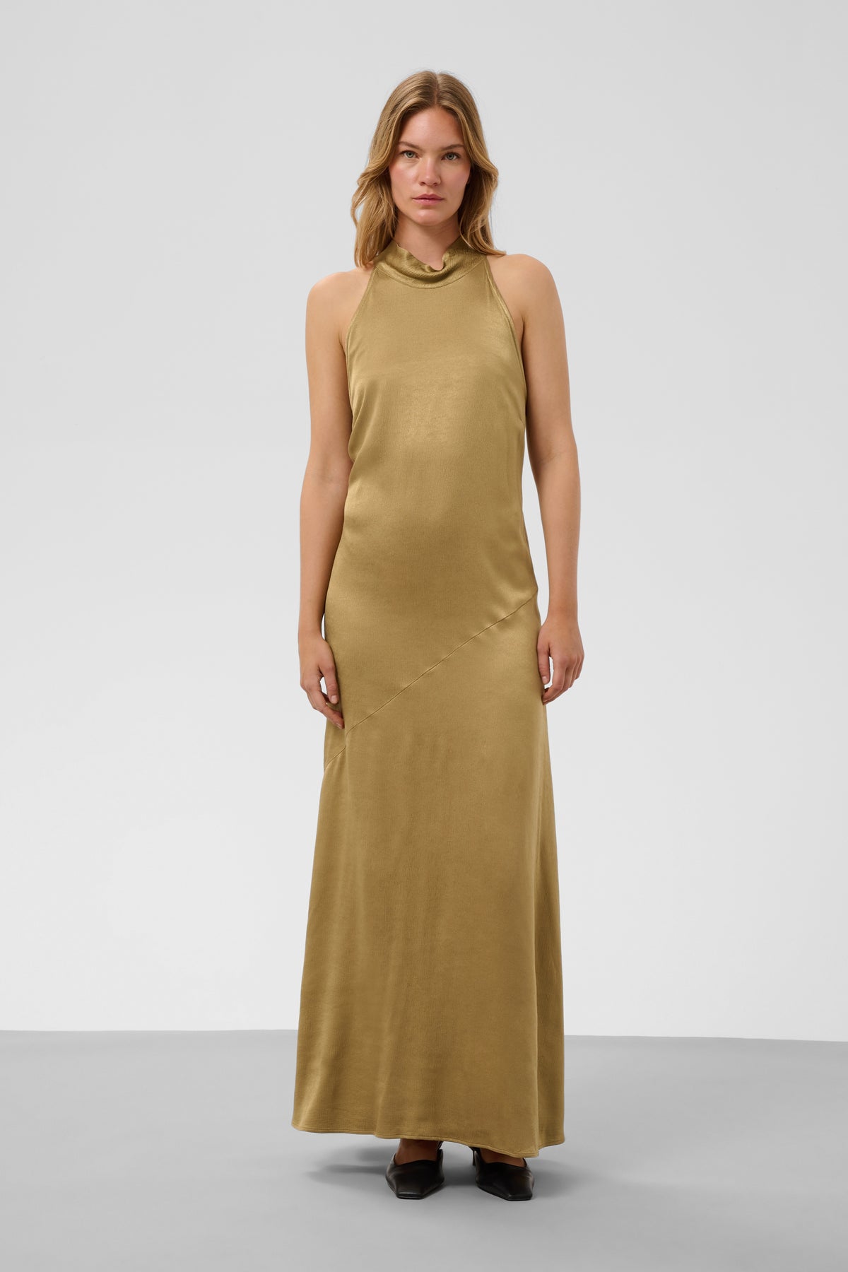 SLMirabella Aragat Dress by Soaked in Luxury Occasion Wear SOAKED IN LUXURY Fennel Seed