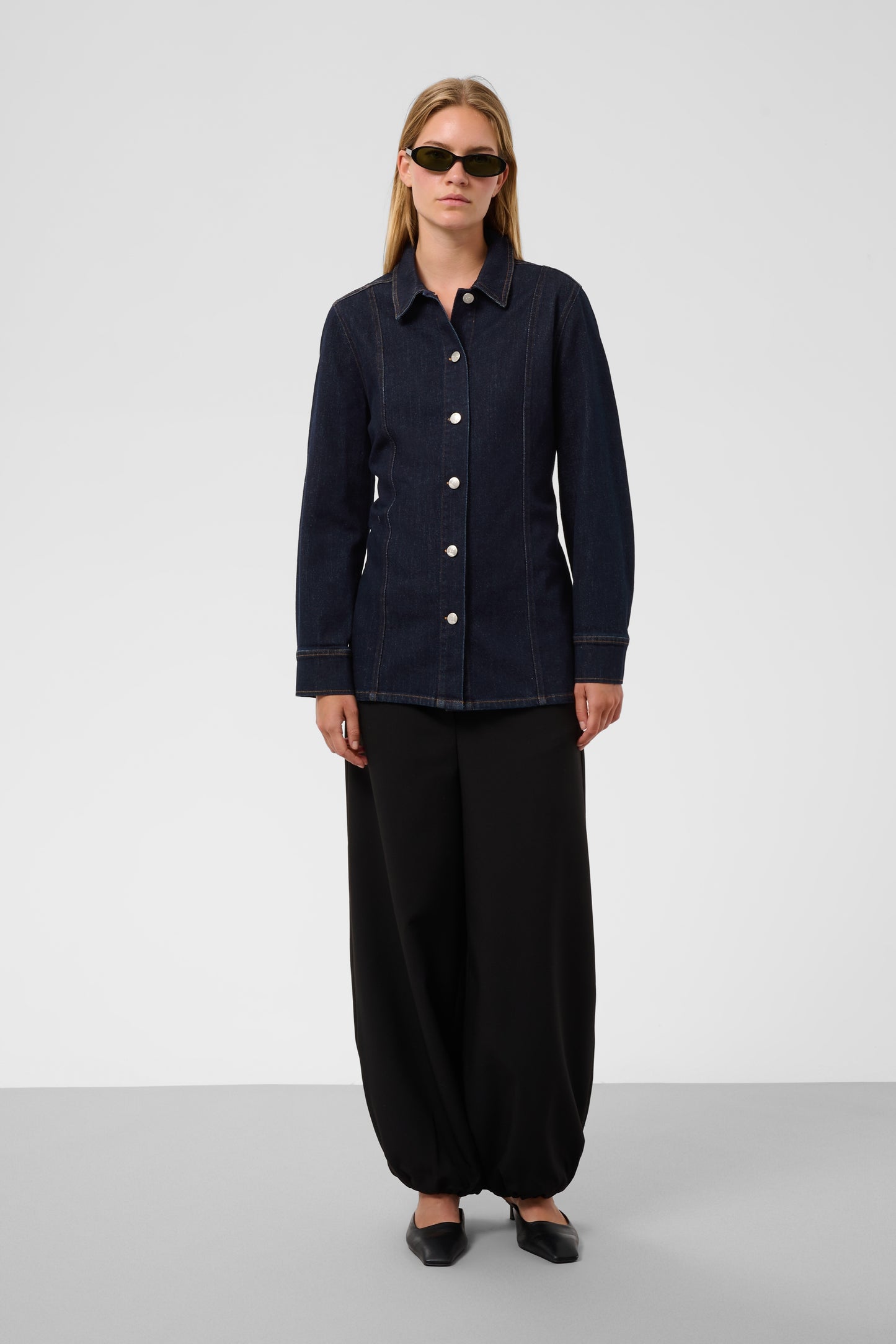 Sabino Tailored Denim Shirt by Soaked in Luxury