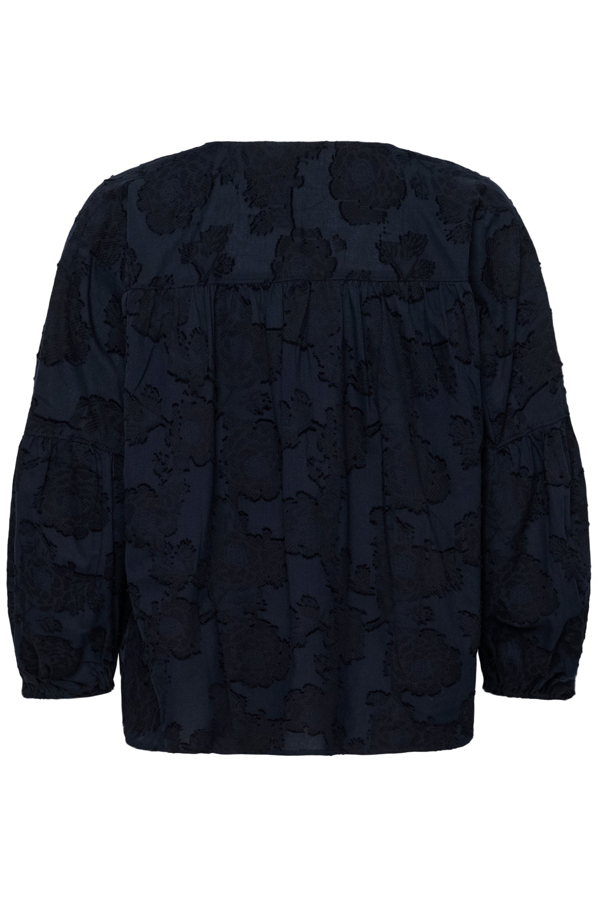 Aronia Textured Cotton Blouse by Soaked in Luxury