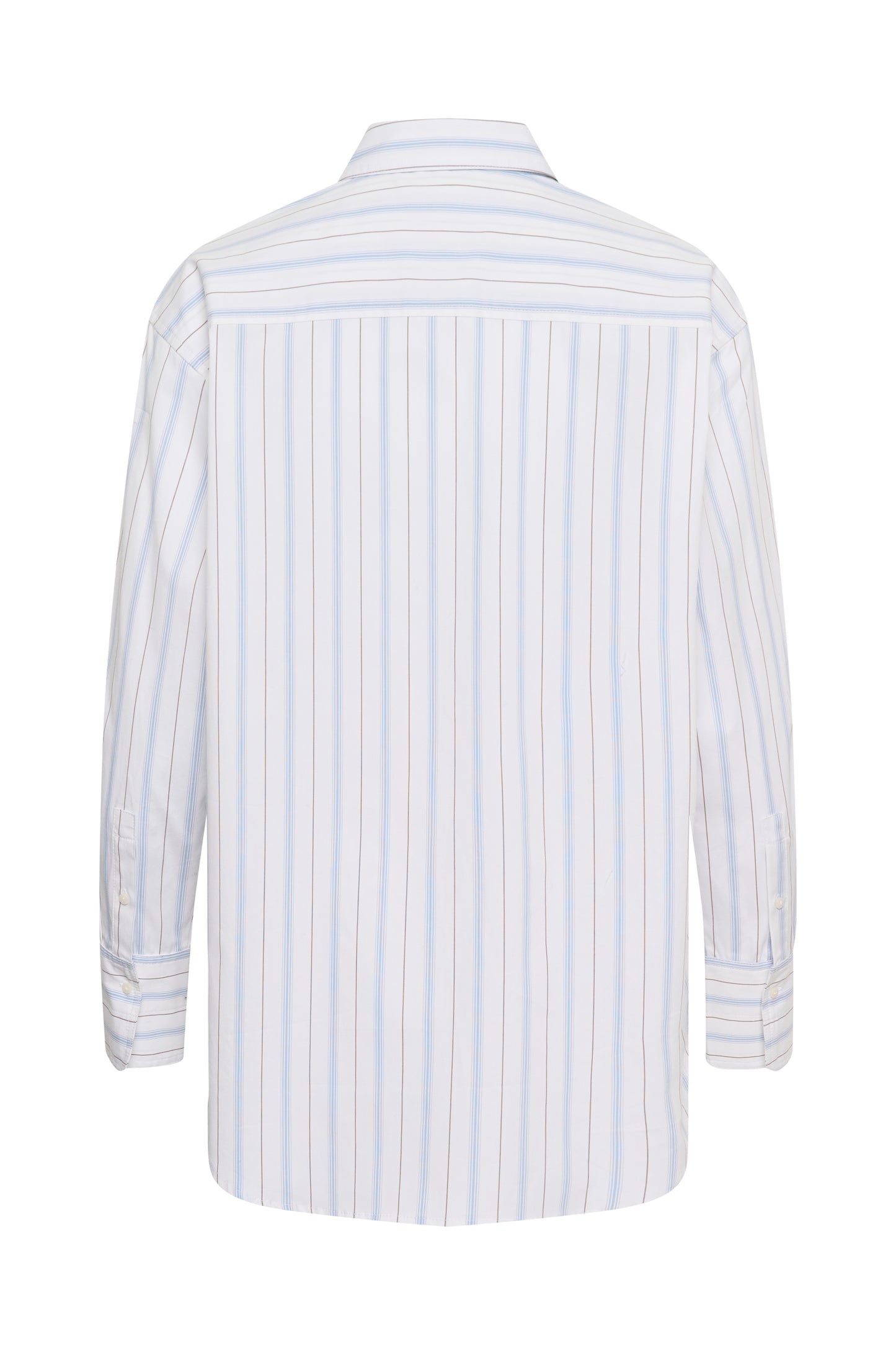 Noelle Striped Poplin Shirt by Soaked in Luxury