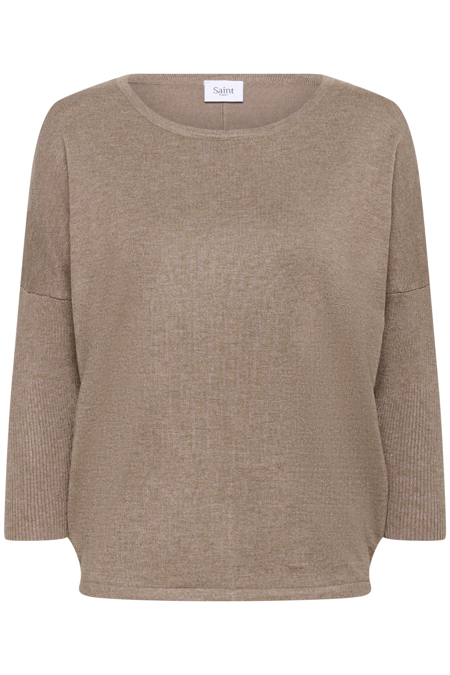 Mila R-Neck Pullover by Saint Tropez Basics SAINT TROPEZ