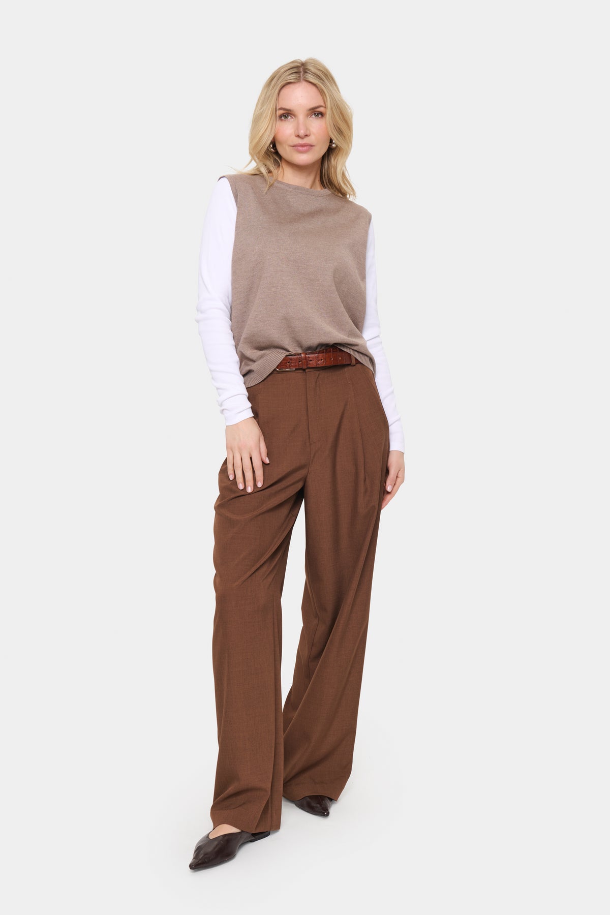 Mila Vest by Saint Tropez Basics Saint Tropez