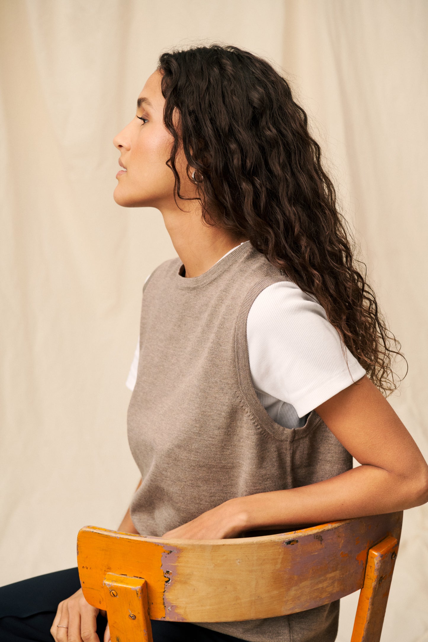 Mila Vest by Saint Tropez Basics Saint Tropez
