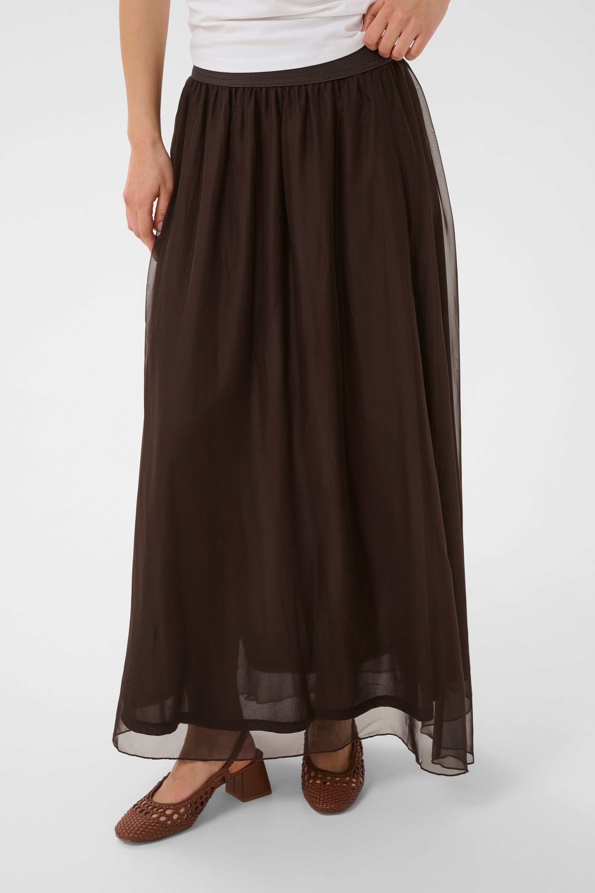The Coral Midi Skirt by Saint Tropez Skirt Saint Tropez