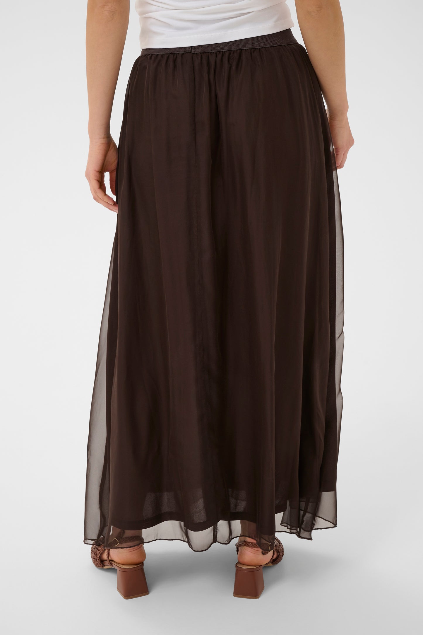 The Coral Midi Skirt by Saint Tropez Skirt Saint Tropez