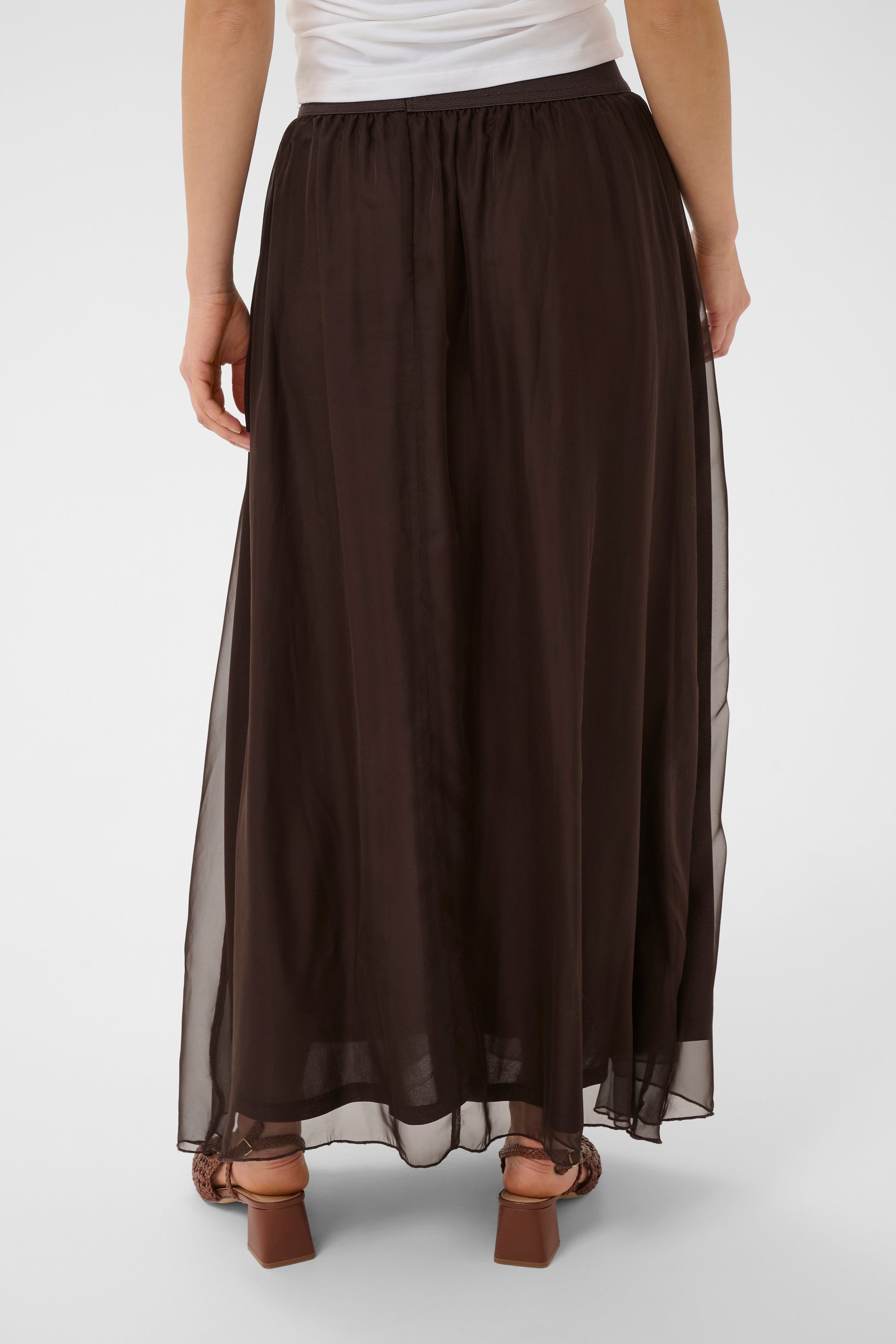 The Coral Midi Skirt by Saint Tropez Skirt Saint Tropez