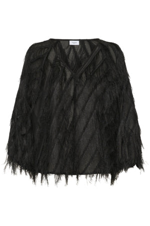 Nancy Blouse by Saint Tropez Apparel Saint Tropez Black