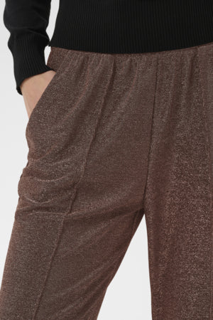Noria Bronze Shimmer Pants by Saint Tropez Apparel Saint Tropez Bronze