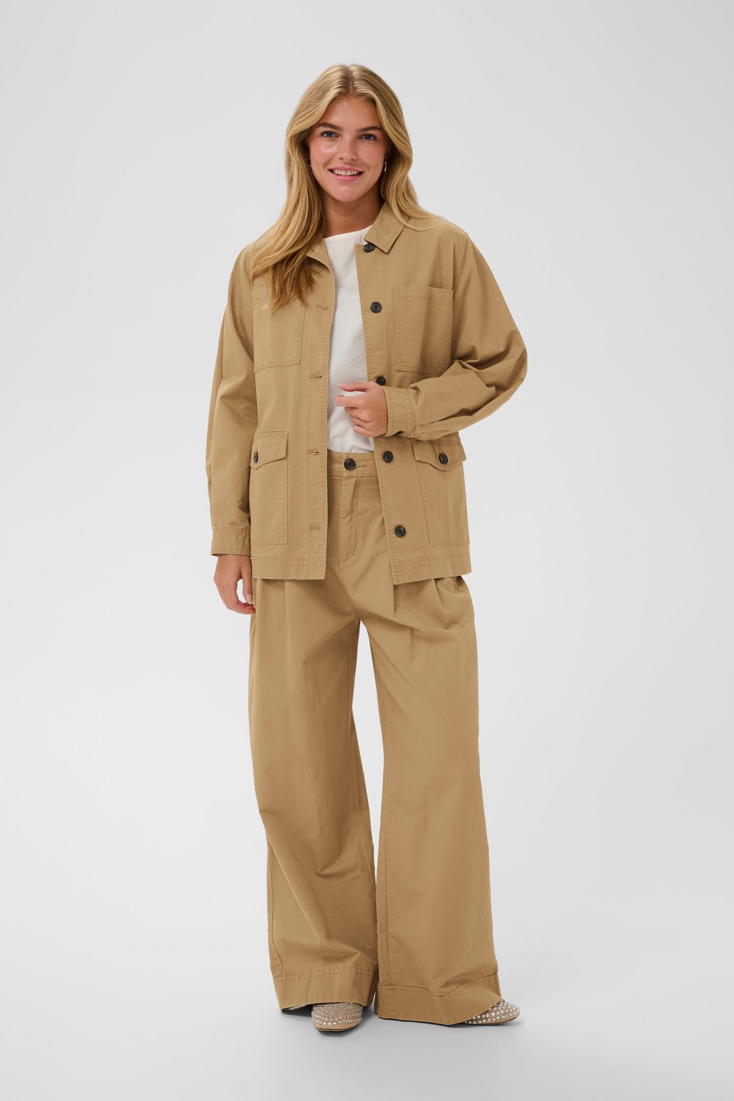 Parker Twill Jacket by Saint Tropez Jackets & Blazers Saint Tropez