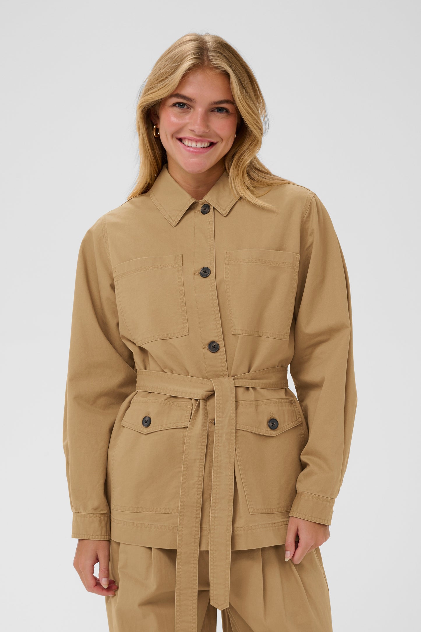 Parker Twill Jacket by Saint Tropez Jackets & Blazers Saint Tropez
