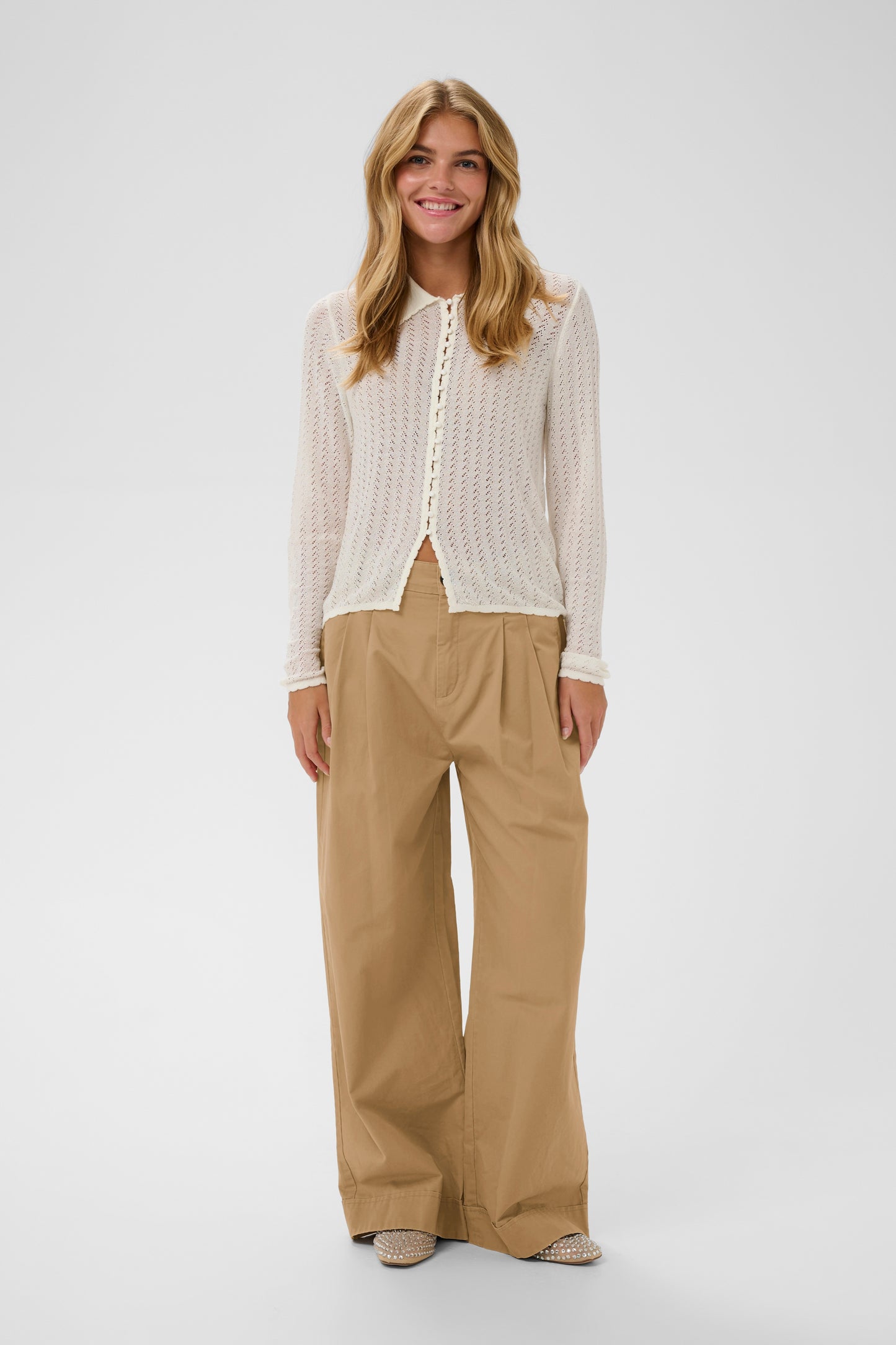 Parker Twill Pant by Saint Tropez Trouser Saint Tropez