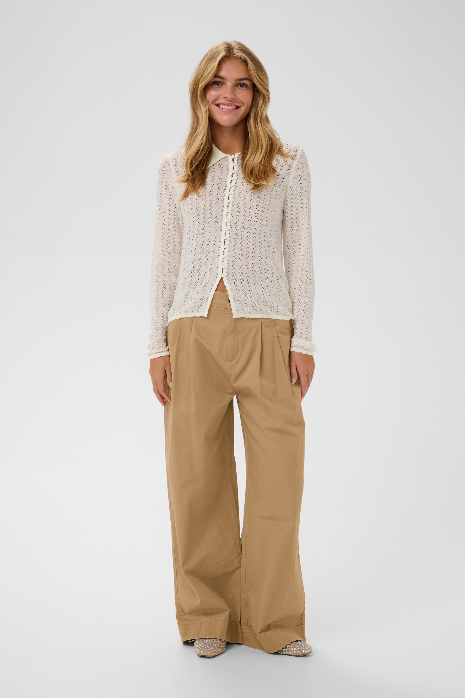Parker Twill Pant by Saint Tropez Trouser Saint Tropez