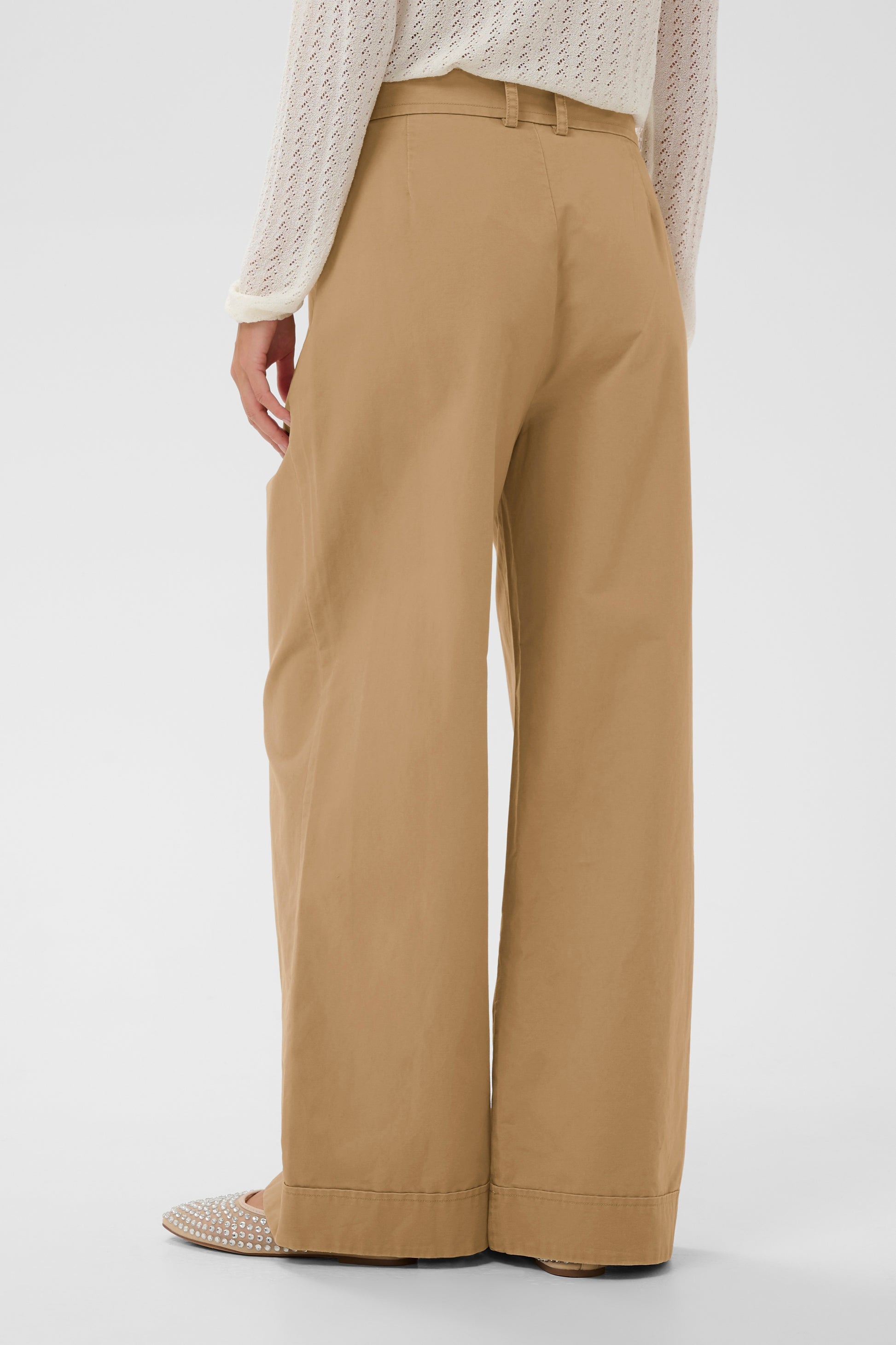 Parker Twill Pant by Saint Tropez Trouser Saint Tropez